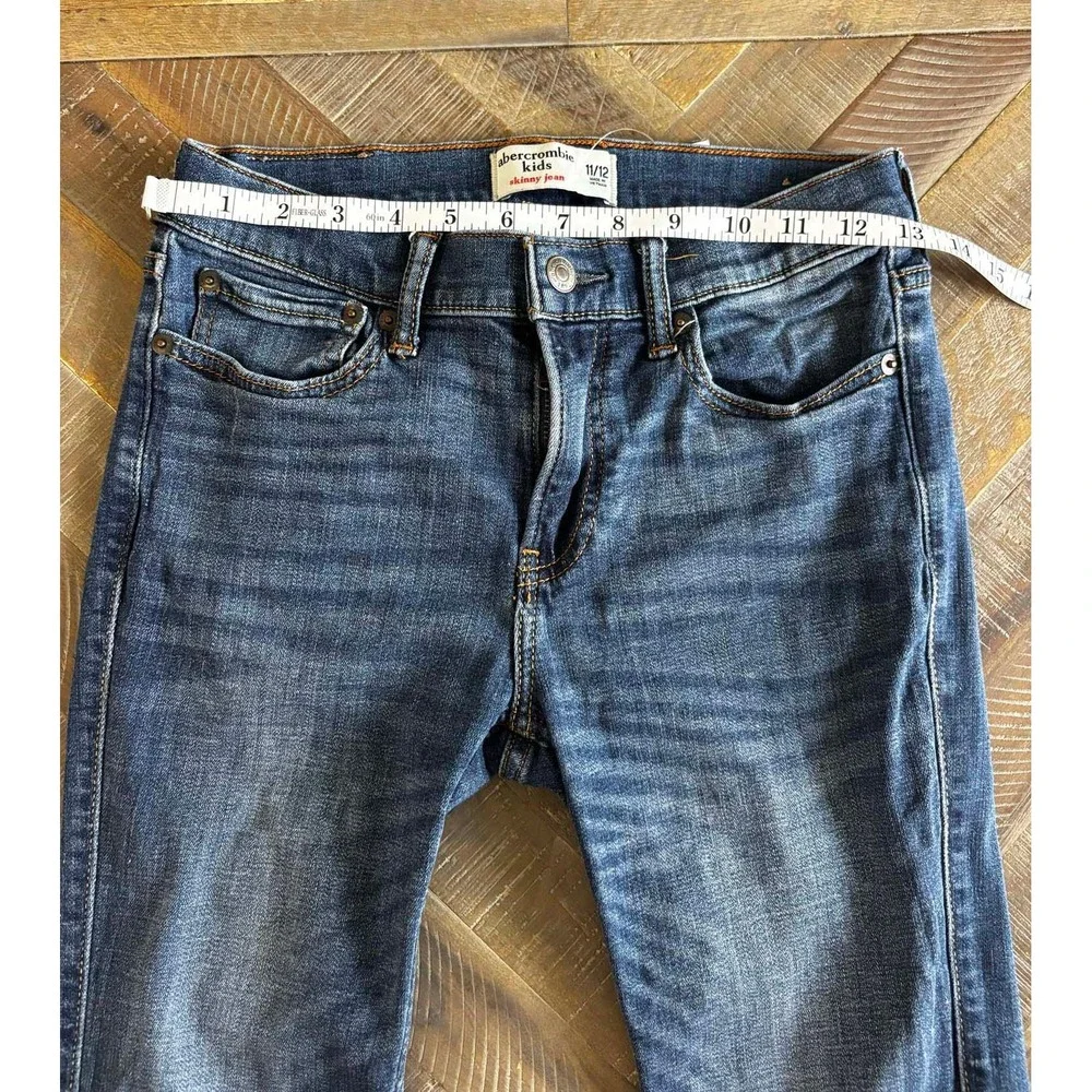 Abercrombie Kids Skinny Jeans Medium Wash Blue Denim Size 11/12